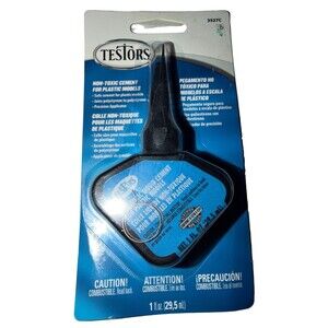 New Sealed Testors Non-Toxic Cement For Plastic Models With Applicator 3527C